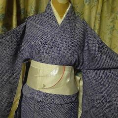 正絹袷鹿の子総絞り小紋と名古屋帯セット最終値下げしました。の画像