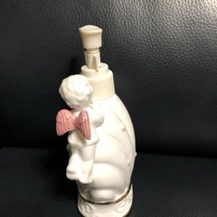天使シェル　ディスペンサー　陶器　ボーンチャイナの画像