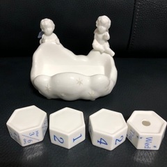 天使シェル　カレンダー　陶器　ボーンチャイナの画像