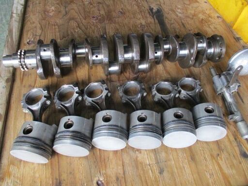 オールド-ベンツ113-280SL各種エンジン部品販売クランクシャフト-ピストン他