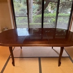 終了☆マルニ木工ダイニングセット テーブル椅子6脚ベルサイユ