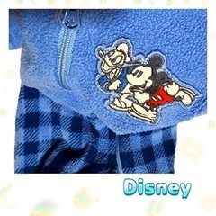 【Disney】【ミッキー&ドナルド】【靴下いらず】【ファスナーで着脱らくらく】【暖かい】の画像