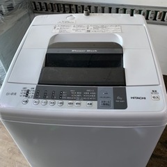配送可能 日立 HITACHI NW-6WY W [全自動洗濯機（6.0kg） 白い約束 ピュア