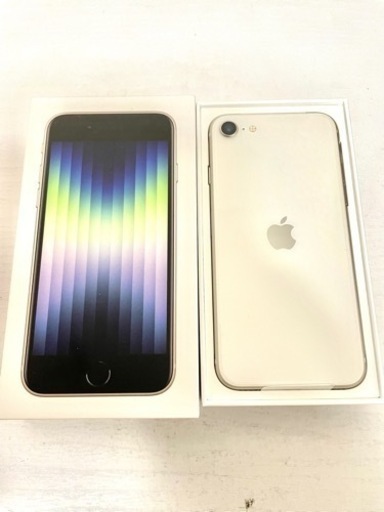 AppleiPhoneSE第3世代64GBスターライトMMYD3J_A Apple