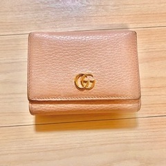 グッチ GUCCI GGマーモント レザー三つ折り 財布