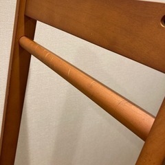 引き渡し先確定　木製ハンガーラックの画像