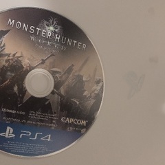 白 PS4 モンハンワールド付きの画像