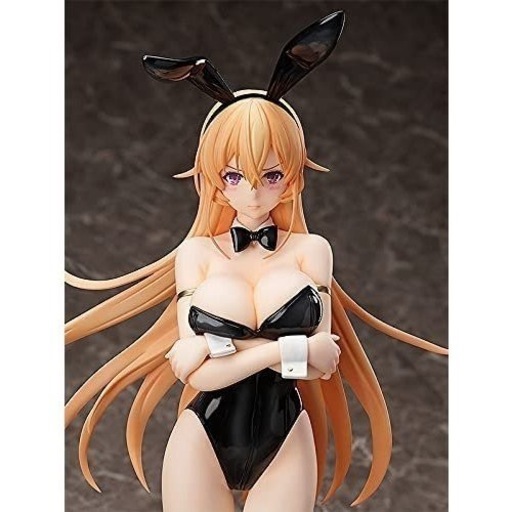 （新品）食戟のソーマ 薙切えりな 生足バニーVer. 1/4スケール PVC製 塗装済み完成品フィギュア