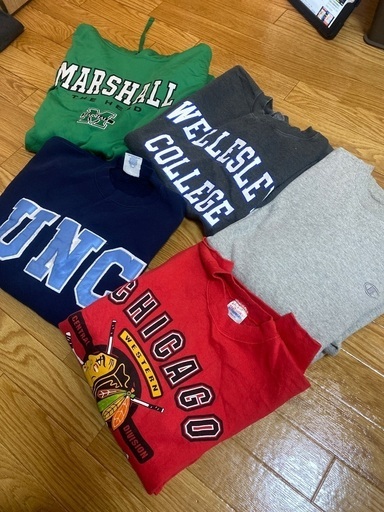 XLサイズのみ！Champion含む輸入古着パーカー/スウェット 5着セット！