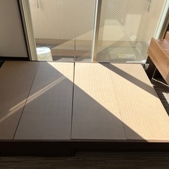 セミダブル　ベットフレームの画像