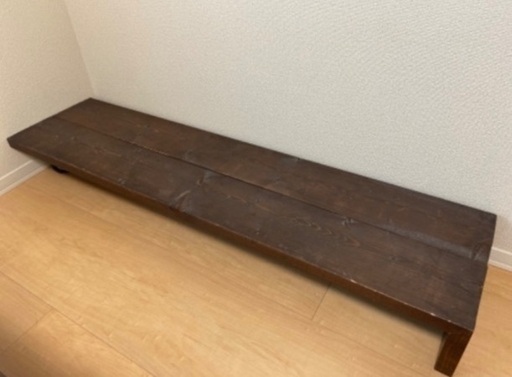 ローボード　TVボード　テレビ台　ウォルナット　ダークブラウン 一点モノ
