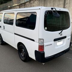 仙台☆キャラバンバンE25型☆切替4WDディーゼルターボ☆車検8月に取得済み☆整備済みで絶好調！３人乗り！5ドア！の画像