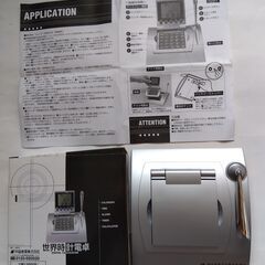 【新品】海外旅行携帯時計として便利な多機能世界時計電卓　2022...