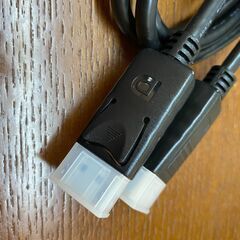 ★ディスプレイケーブル☆DisplayPort★1.5ｍ　黒色★未使用品★シンプルデザイン★の画像