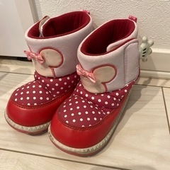 スノーブーツ　15cm ミニー　雪遊びに