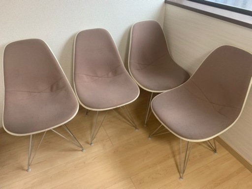 【4脚セット】ハーマンミラー イームズ スタッキング チェア ビンテージ