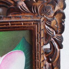 絵画　絵　花の画像