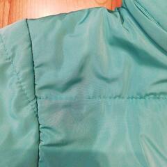 【値下げ】petit main 中綿コート　90cm　緑色の画像