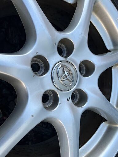 エスティマ純正ホイール17インチ 冬タイヤ215/60R17ブリヂストンブリザックVRX2