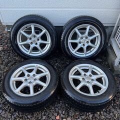 エスティマ純正ホイール17インチ 冬タイヤ215/60R17ブリ...