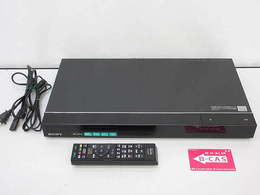ss4187　ソニー　ブルーレイレコーダー　BDZ-EW520　500GB　リモコン付き　SONY　2チューナー　ブルーレイディスクレコーダー　BD　DVD　ブルーレイプレーヤー　再生　録画　ダブルチューナー