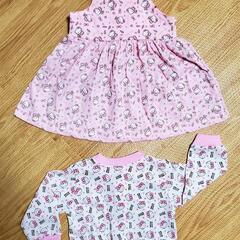 ハローキティ ベビー服 2着 70-80cm相当の画像