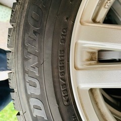 決定しました　ダンロップ　スタッドレス195/65R15 アルミホイール付き4本セット　の画像