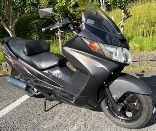 動画有り Kawasaki エプシロン 250 ETC付き 美車 マットブラック ファイアーカラー ビックスクーター 250cc