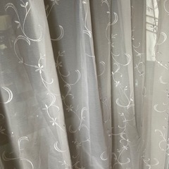 レースカーテン　3枚の画像