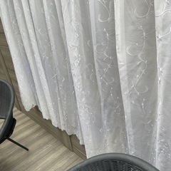 レースカーテン　3枚の画像