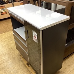 KJ-47【新入荷　リサイクル品】キッチンカウンター　ブラウン