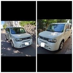 日産キューブ　4WD　夏冬タイヤ付き