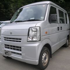 (ID4648)軽バン専門店在庫100台　軽貨物黒ナンバーリース個人・法人可能！　軽貨物黒ナンバーリース個人・法人可能！　２０万円　スズキ　エブリイバン　車検２年付　平成２４年式　諸費用込２５０,０００円の画像