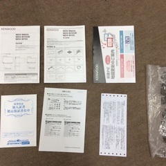 KENWOOD MDV-M705W  テレビ、ナビ  2017年製の画像