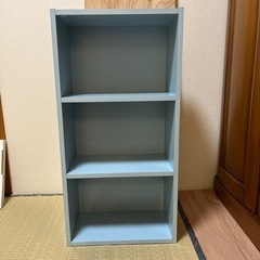 水色のカラーボックス