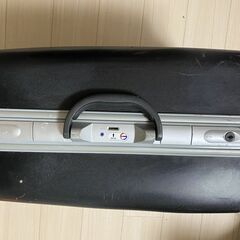 機内持ち込みのスーツケースが入る大型スーツケースの画像