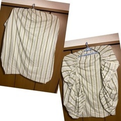 掛け布団カバーとダブルベッドマットレスカバー スクエアの画像