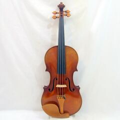 メンテ済み モダン ドイツ製 60s Joseph Schuster ヨーゼフ シュスター バイオリン 虎杢 柘植 4/4 モダンサウンド ボックスウッドフィッテング 虎杢 ドミナント弦 本体のみ 心地良い音色 手渡し 試奏歓迎 全国発送対応 中古バイオリン 名古屋近郊 愛知県清須市より 管理（カ）K7490の画像