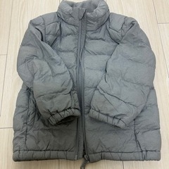 UNIQLO キッズ　ダウンジャケット　グレー