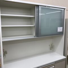 ☆ジモティ割あり☆ 松田家具 食器棚 ホワイト H205×W140×D49 クリーニング
