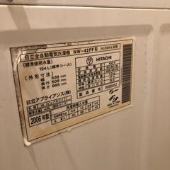 【商談中】洗濯機の画像