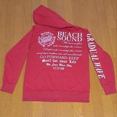 BEACHSOUND  メンズ パーカー 赤の画像