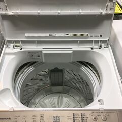 Panasonic パナソニック 全自動洗濯機 洗濯機 6kg ニュアンスベージュ NA-F60PB15 2021年製 ビッグウェーブ洗浄 高年式 Fシリーズ 単身 クリーニング済 堺市 石津