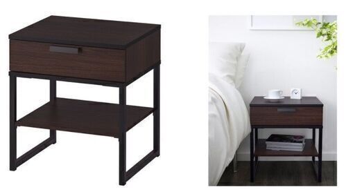 【1週間限定】IKEA TRYSIL ベッドサイドテーブル トリスィル （投稿ID : xtbpr）