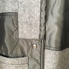 新品！　異素材　アウター　羽織り　ロングベストの画像