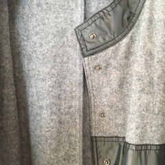 新品！　異素材　アウター　羽織り　ロングベストの画像