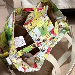 スヌーピー 大容量 キルティングマザーズバッグの画像