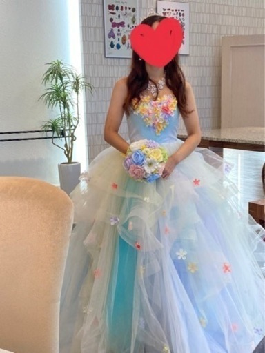 結婚式 カラードレス