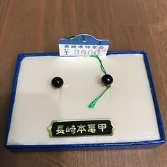 べっこう　ピアス黒【予定者あり】の画像