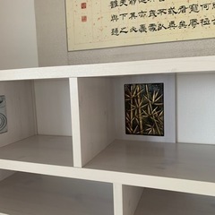 ニトリ　木製オープンラック　2個セットの画像